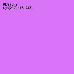 #D973F7 - Heliotrope Color Image