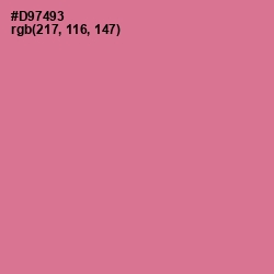 #D97493 - Charm Color Image