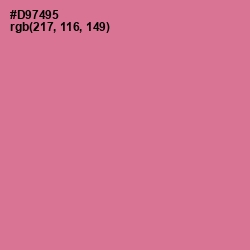 #D97495 - Charm Color Image