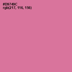 #D9749C - Charm Color Image