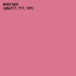 #D9758D - Charm Color Image