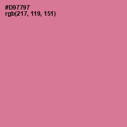 #D97797 - Charm Color Image