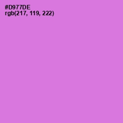 #D977DE - Orchid Color Image