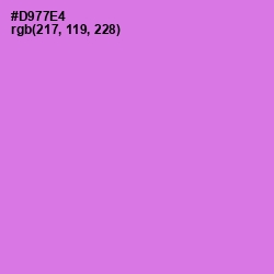 #D977E4 - Heliotrope Color Image