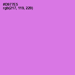 #D977E5 - Heliotrope Color Image