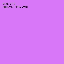 #D977F9 - Heliotrope Color Image