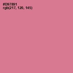 #D97891 - Charm Color Image