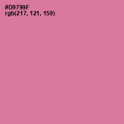 #D9799F - Charm Color Image