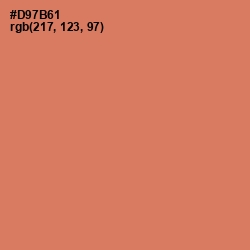 #D97B61 - Japonica Color Image