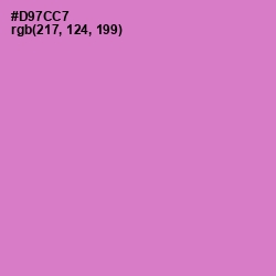 #D97CC7 - Orchid Color Image