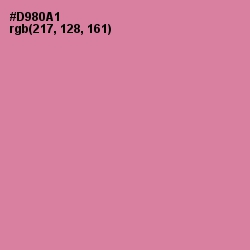 #D980A1 - Can Can Color Image