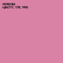 #D982A6 - Can Can Color Image