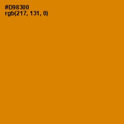 #D98300 - Geebung Color Image