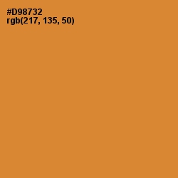 #D98732 - Brandy Punch Color Image