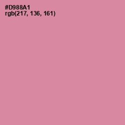 #D988A1 - Can Can Color Image