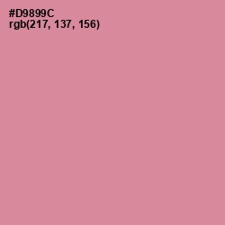 #D9899C - Puce Color Image