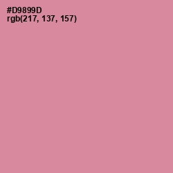 #D9899D - Puce Color Image