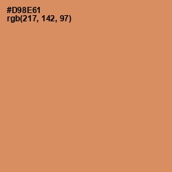 #D98E61 - Copperfield Color Image