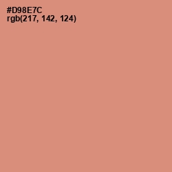 #D98E7C - New York Pink Color Image