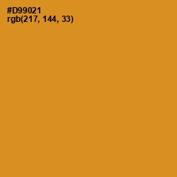 #D99021 - Brandy Punch Color Image