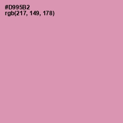 #D995B2 - Careys Pink Color Image