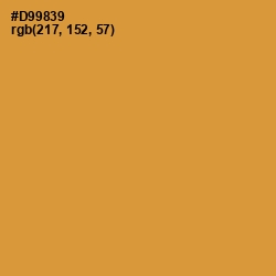 #D99839 - Brandy Punch Color Image