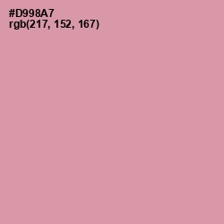 #D998A7 - Can Can Color Image