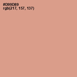 #D99D89 - My Pink Color Image