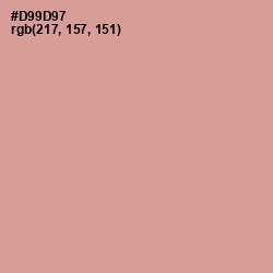 #D99D97 - Petite Orchid Color Image