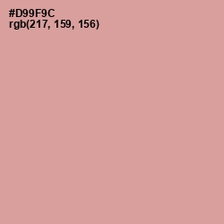 #D99F9C - Petite Orchid Color Image