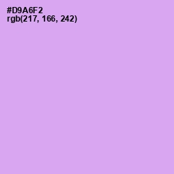 #D9A6F2 - Perfume Color Image