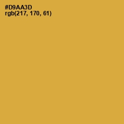 #D9AA3D - Old Gold Color Image