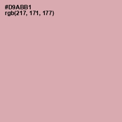 #D9ABB1 - Clam Shell Color Image