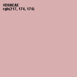 #D9AEAE - Clam Shell Color Image