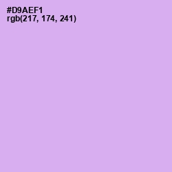 #D9AEF1 - Perfume Color Image