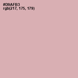 #D9AFB3 - Clam Shell Color Image