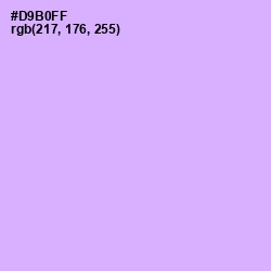 #D9B0FF - Perfume Color Image