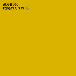 #D9B300 - Galliano Color Image