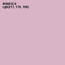 #D9B3C6 - Thistle Color Image