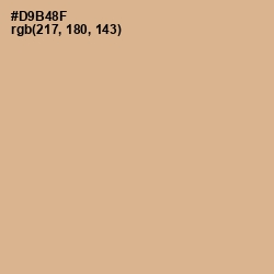 #D9B48F - Tan Color Image