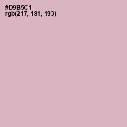 #D9B5C1 - Pale Slate Color Image