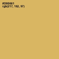 #D9B661 - Apache Color Image