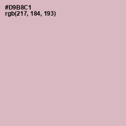 #D9B8C1 - Pale Slate Color Image