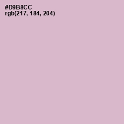 #D9B8CC - Thistle Color Image