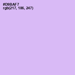 #D9BAF7 - Perfume Color Image