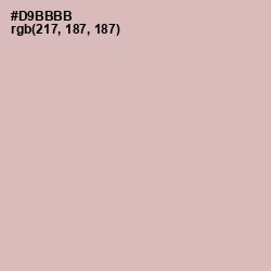 #D9BBBB - Blossom Color Image