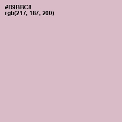 #D9BBC8 - Thistle Color Image