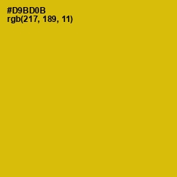 #D9BD0B - Galliano Color Image