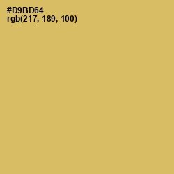 #D9BD64 - Apache Color Image