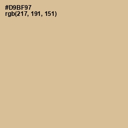 #D9BF97 - Cameo Color Image